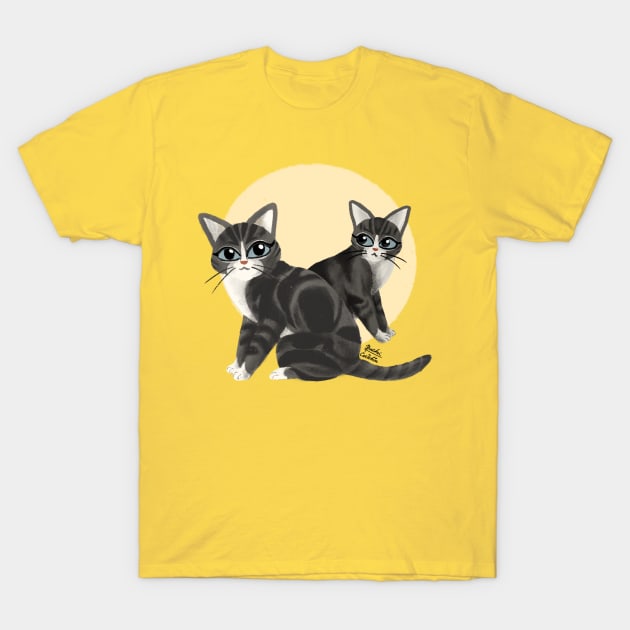 Lovely kitties T-Shirt by BATKEI